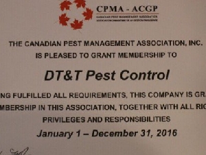 德亨灭虫公司(DT&T Pest Control)专业灭虫