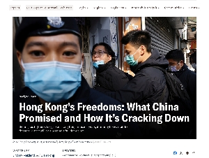 美国：北京重塑香港政治空间，"高度自治"已消退