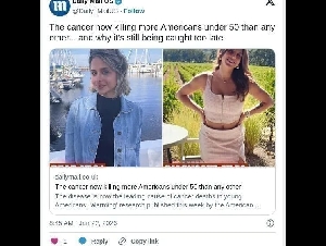 警惕！北美年轻人死亡率最高癌症竟是它