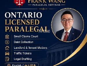 Frank Wang Paralegal｜小额法庭 / 追债索赔 / 合同纠纷